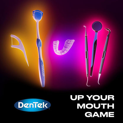 DenTek Orabrush Tongue Scraper, Gentle Tongue Cleaner Brush for Fresh Breath, 2 Count