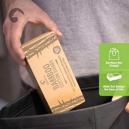 Bamboo cotton swabs 500 count