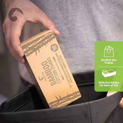 Bamboo cotton swabs 1000 count