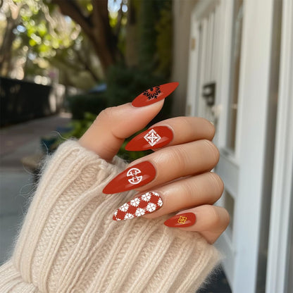 3Pcs Chinese Style Nail Stamping Plate Set Lucky Words Lanterns Bamboo Steel Nail Stamp Templates Clear Silicone Nails Stamping with Stamper Scraper for Manicure Printing