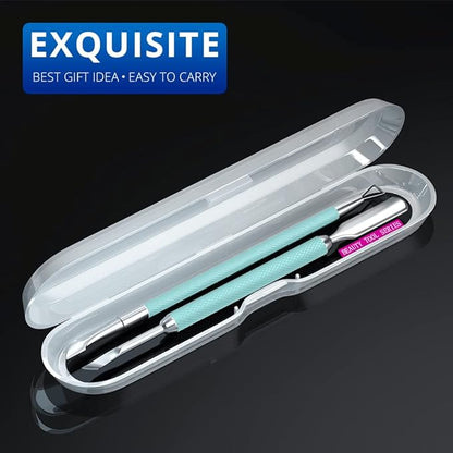 2PCS Metal Teal Cyan Cuticle