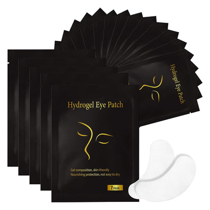 Vaincre 120 Pairs Hydrogel Eye Patches, Gel Eye Pads Lash Extensions, Under Eye Patches, Lint Free Eyelash Pads, Lash Lift Pads for Lash Extension Supplies, Beauty Eyelash Extension Tools