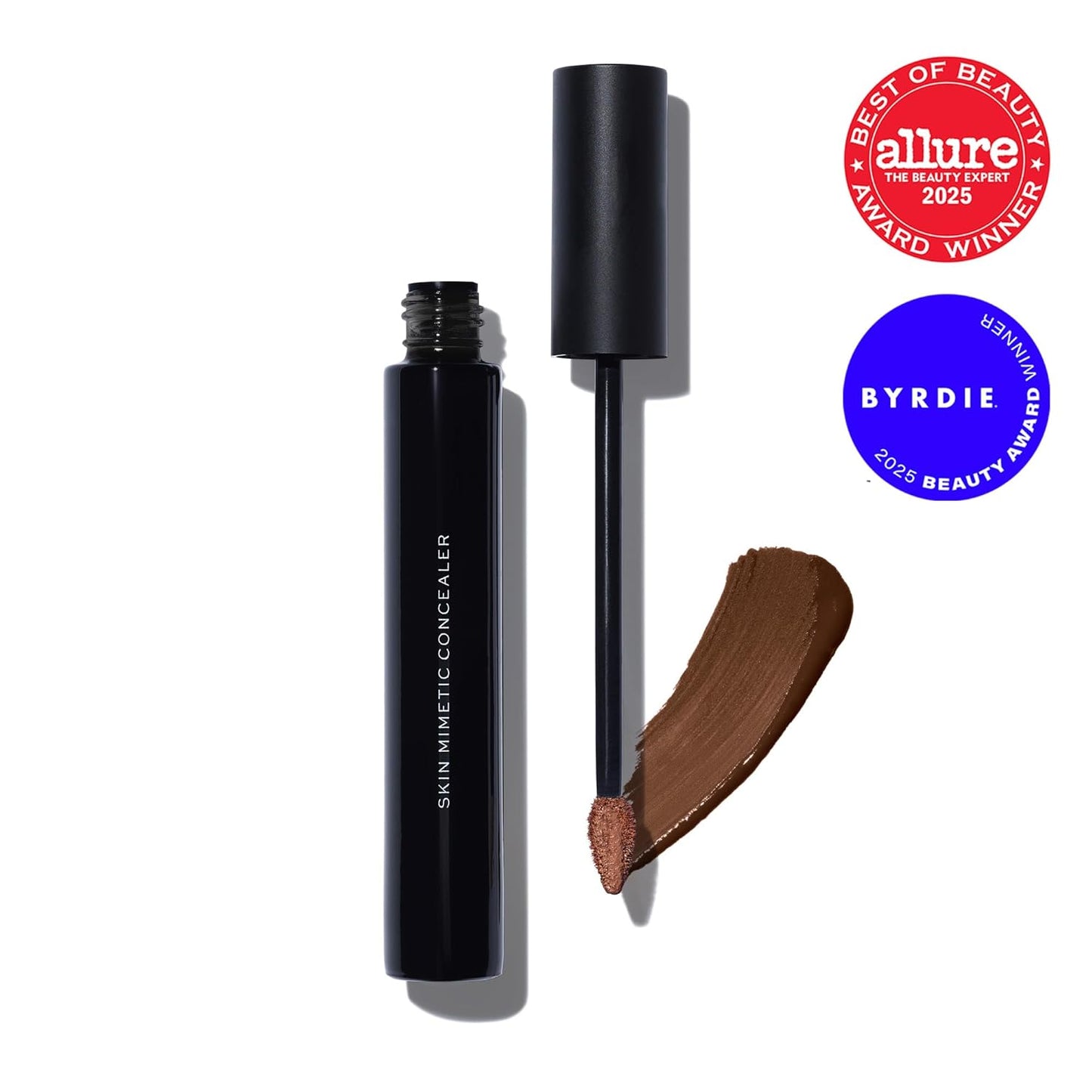 MAKE Beauty Skin Mimetic Concealer Buildable Medium Coverage Hydrating Concealer for Dark Circles Spot Concealing Brightening Crease-Free, Including Mature Skin. Radiant Finish. 19 Deep Warm