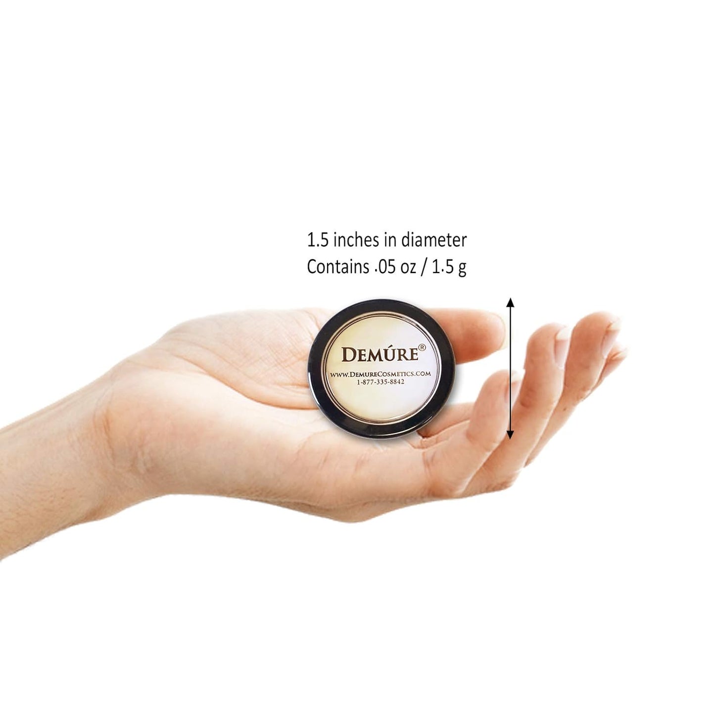 Demure Mineral Make Up (Hazelnut) Eye Shadow, Matte Eyeshadow, Loose Powder, Eye Makeup, Professional Makeup