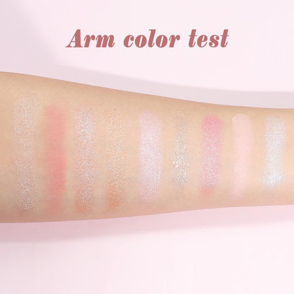 9 Color Eyeshadow Palette Makeup, Neutral Nude Matte Eye shadow & Shimmer Eyeshadow,Long Lasting Waterproof Eye shadow Makeup Palette for Women 05#