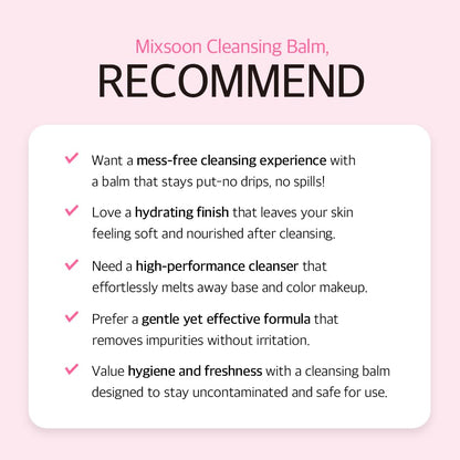 mixsoon Collagen Cleansing Balm Non-Greasy Soft Melting Lightweight Grinding Balm Hydrating Remover For Korean Glass Skin Care 1.69 Oz. / 50ml