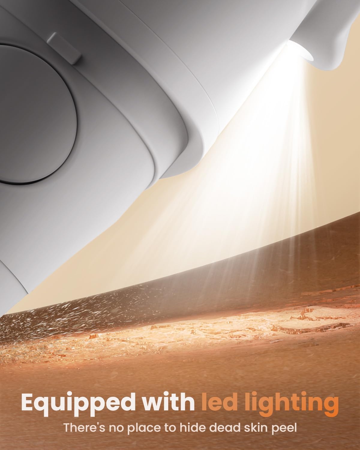 Electric Callus Remover for Feet - 2-Speed Rechargeable Pedicure Kit with 3 Rollers, IPX4 Waterproof Foot Scrubber & Digital Display | Professional Dead Skin & Callus Remover for Women/Men