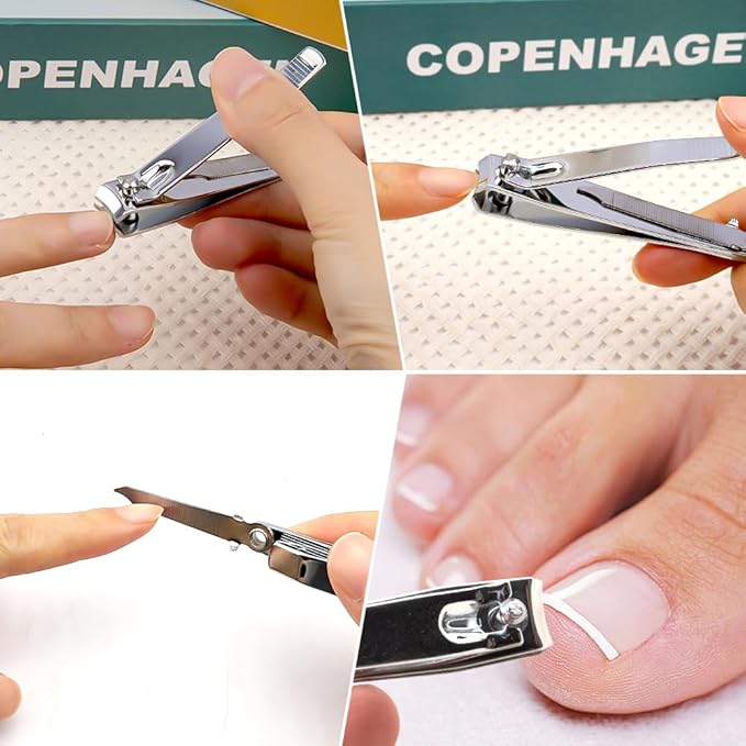 Nail clippers, 8 pcs toenail