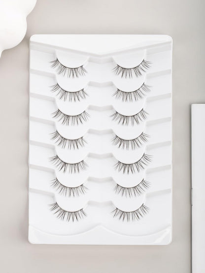 Natural Eyelashes Clean Lashes for Small Eyes C Curl Soft Eyelash Siligli