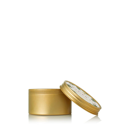 Thymes Frasier Fir Hand Cream, Travel Tin Candle Jar and Bar Soap Gift Set - Scented with Notes of Siberian Fir, Cedarwood, and Sandalwood - Luxury Home Fragrance Set - Hostess Gift for the Holidays