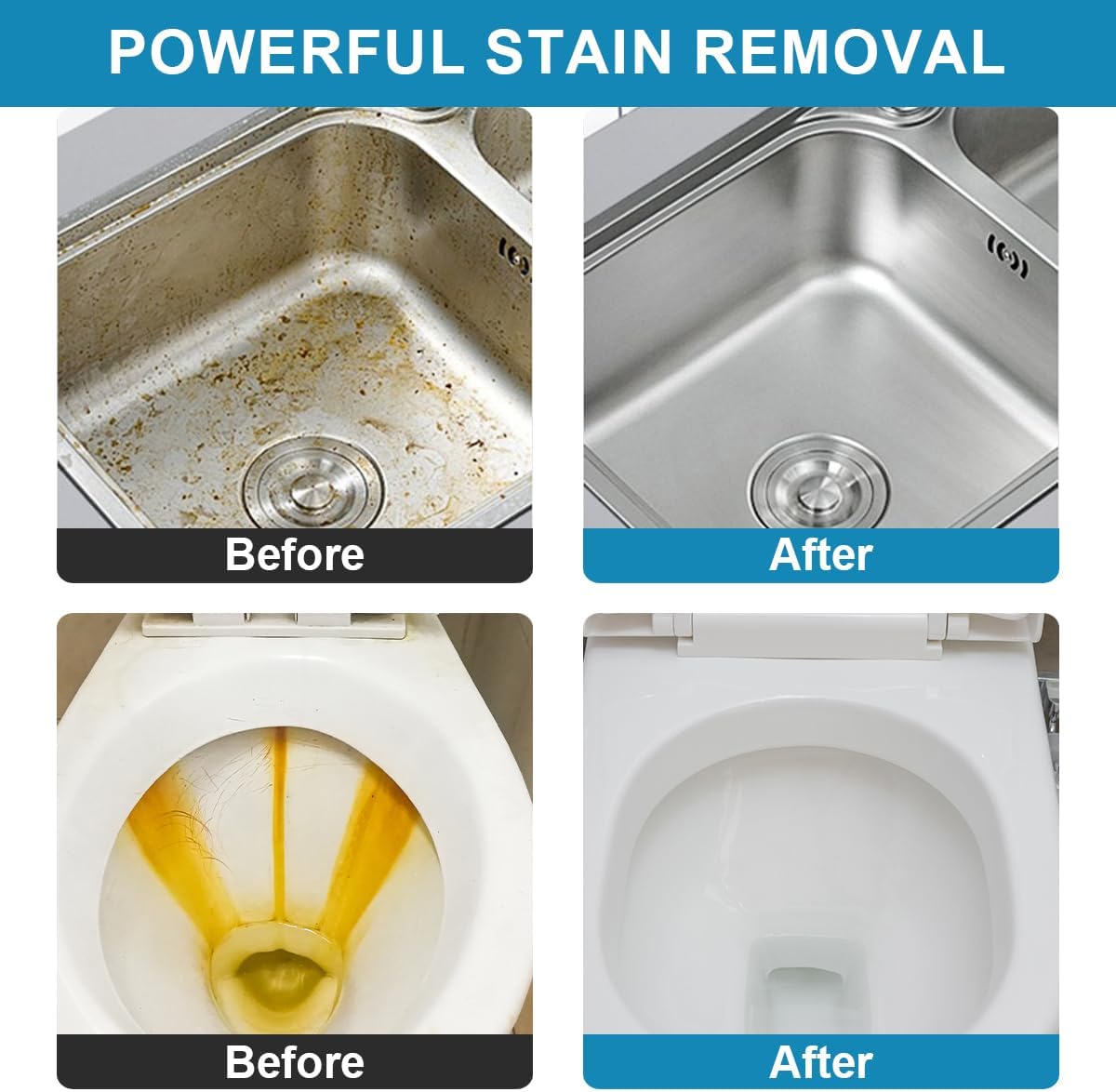 Herda 36 Pack Pumice Stone Toilet Bowl Cleaner, Powerfully Pumice Stone for Cleaning Hard Water Rings, Calcium Buildup, Rust, Pumice Stick for Toilets, Bathtubs, Grills, Swimming Pools, Sinks