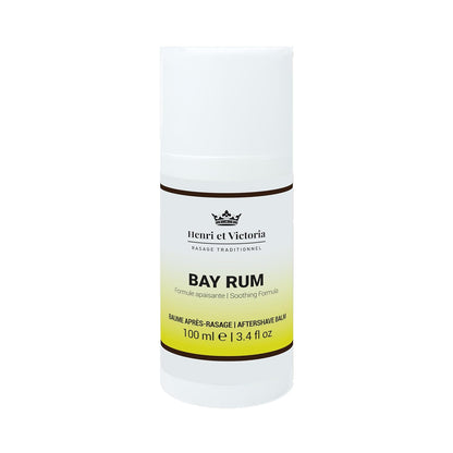 Aftershave Balm for Men | Bay Rum Scent | Canadian Made by Skilled Artisan | After Shave Balm Prevent and Cure Razor Burns | 100 ml (3.4 oz)