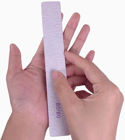 80/80 grit nail files, emery