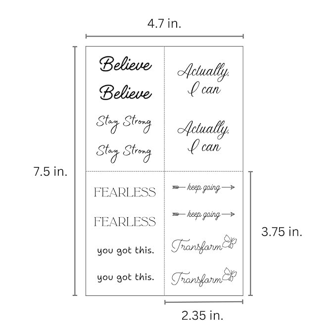 Believe collection - inspirational and