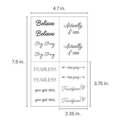 Believe collection - inspirational and