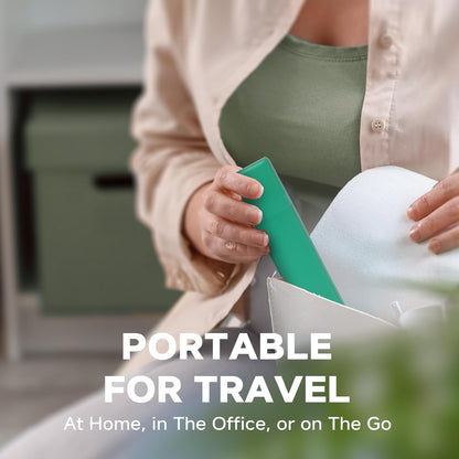 RONAVO Tongue Scraper (Elegant in Rose Gold), Tongue Cleaner for Elegant Women, Metal Tongue Scraper | Take Care of Your Shining Tongue, Remove Tongue Coating, Reduce Bad Breath, with Travel Case