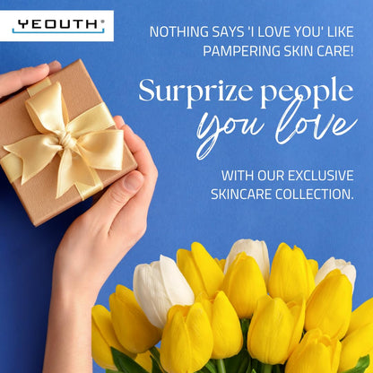 YEOUTH Skin Care Set: Retinol Serum for Face with Hyaluronic Acid, Vitamin C Serum, Face Serum, Cleanser, Toner, Eye Gel, Neck Cream, Face Cream, Gifts for Women & Men, Self Care Routine 8-Piece