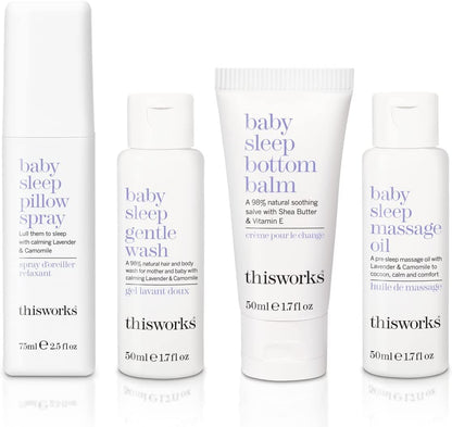 thisworks Baby Sleep Bedtime Ritual Gift Set, A Natural Sleep Range for Babies and Children, 1 Set
