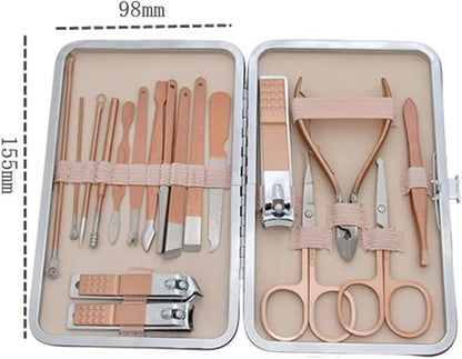 Manicure set - luxurious leather