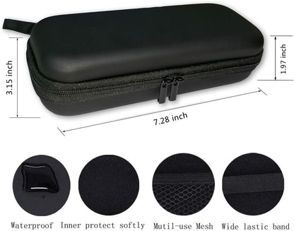 INVODA Hard Shaver Case for OneBlade Face and Body Hybrid Electric Trimmer Shaver Travel Case Compatible QP2630 QP2520 (Black)