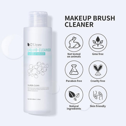 DUcare Makeup Brush Cleaner Shampoo Soap Solid Brush Cleaning Mat Removes Cosmetic Color Brush Cleaner Pad for Cleaning Makeup Sponges Brushes