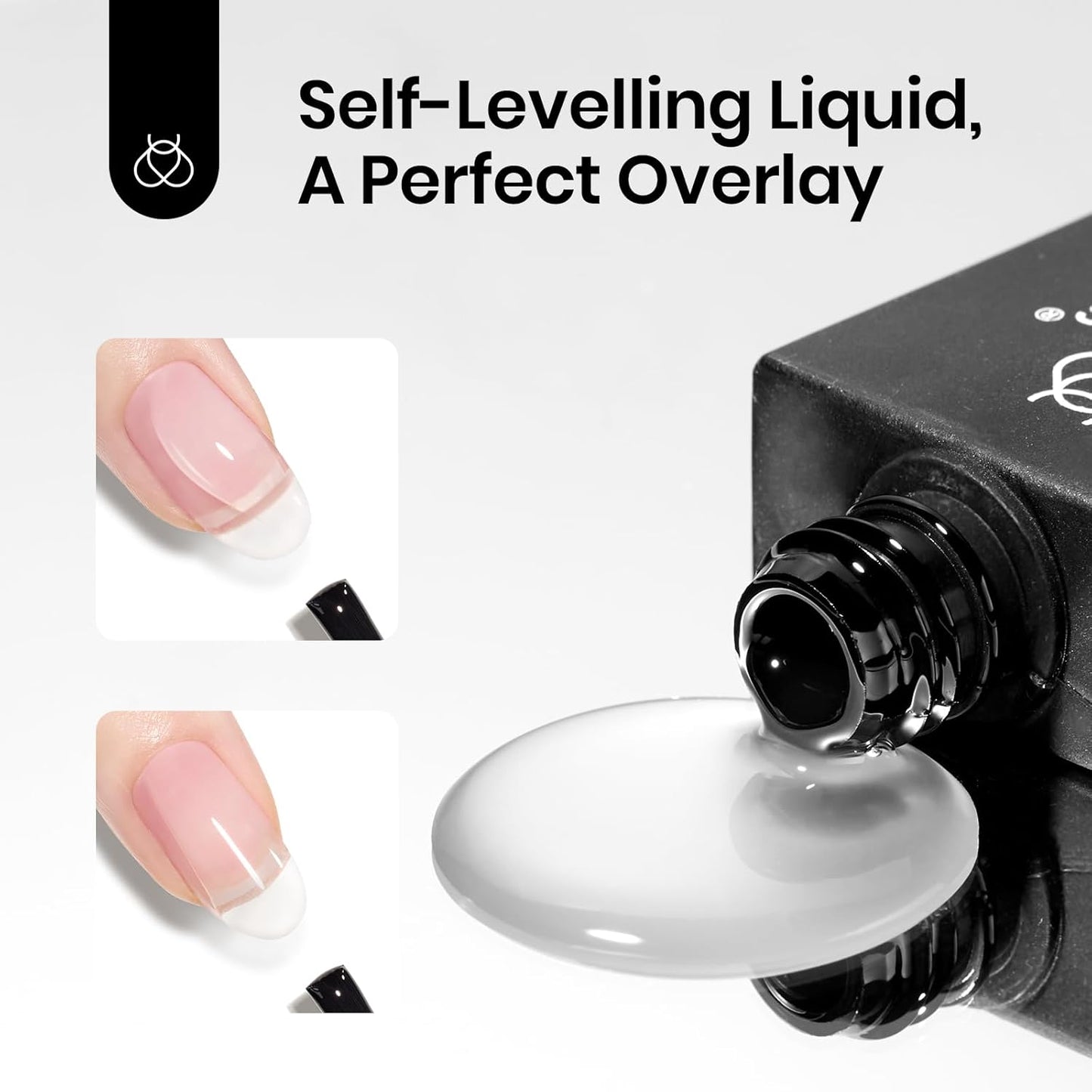 Beetles 15 ml Matte Gel Top Coat, Chrome Proof Matte Top Coat Gel Nail Polish No Wipe Low‑Odor Compatible with UV/LED Lamps Long Lasting 21 Days+ Finish Diy at Home