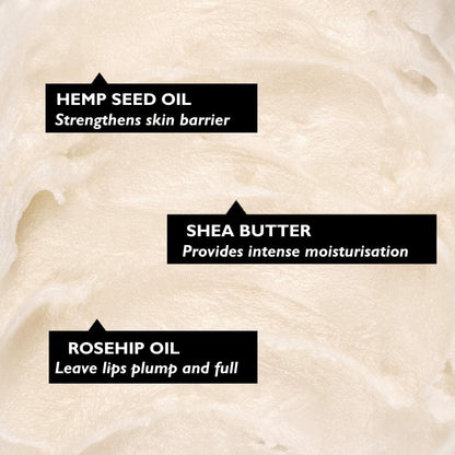 UpCircle Lip Balm with Hemp Seed Oil + Shea Butter 15ml – Hydrating + Plumping – Rosehip + Grapefruit Oil To Soothe Dry Lips - Natural, Vegan + Cruelty-Free