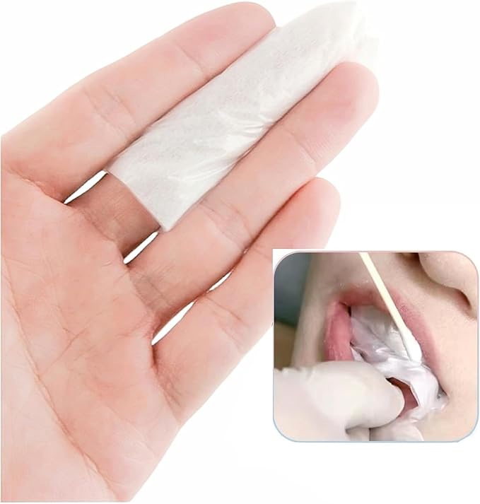 Permanent lip tattoo makeup cotton