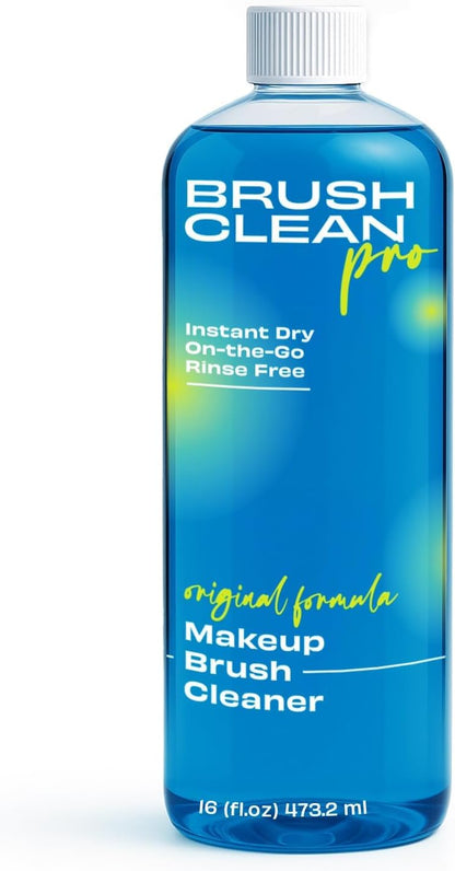 Original Makeup Brush Cleaner - Professional Cleanser for Makeup Brushes - Quick-Drying, Rinse-Free Formula - Removes Stubborn Waterproof Make Up, 16 oz