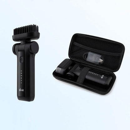 Portable Beard Straightener Brush Men Use,USB Rechargeable,6400mAh Battery,360° Anti-Scald Heated Comb,Fast Heating,Beard Straightener Brush for Short & Long Beards,Ideal for Home & Travel