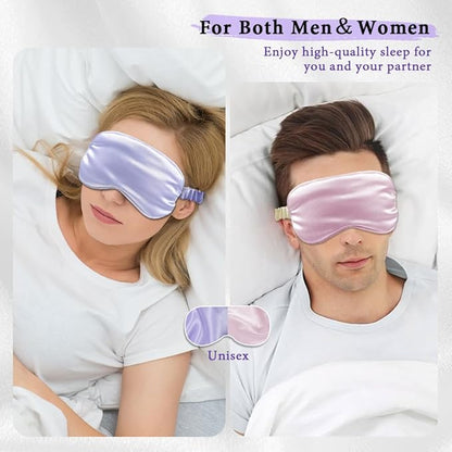 Cooling eye mask and silky