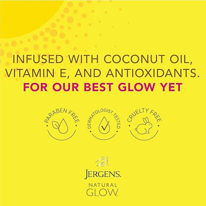 Jergens Nat Glw Med/Tan Size 7.5z Jergens Natural Glow Daily Moisturizer For Medium/Tan Skin (2 Pack)