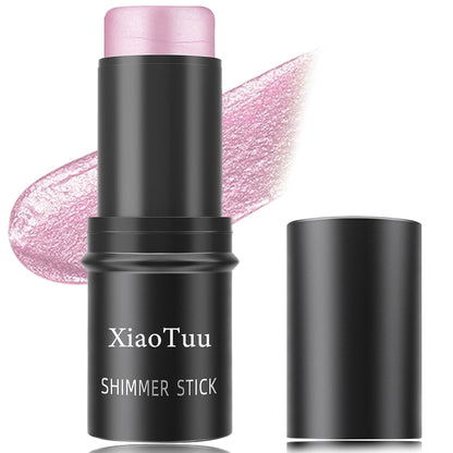 Cream Contour Stick,Shimmer Stick Long Lasting Non-greasy Cream Contour Bronzer Stick,Lightweight Concealer Waterproof Face Contouring Makeup Pen for Women(01#)