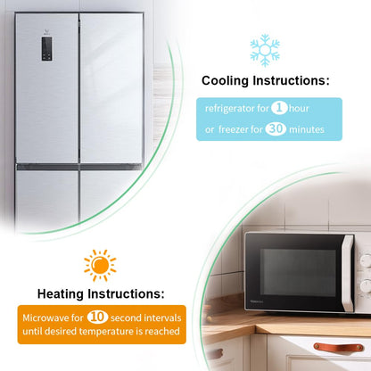 Cold Face Eye Masks Ice Face Mask Hot Cold Compress for Dark Circles, Puffiness, Migraines, Headache, Stress, Redness, Cooling Face Masks for Women Man, Skin Care