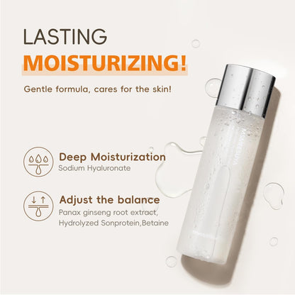 Nicotinamide Moist Essence Toner, with Nicotinamide, A Fresh and Delicate Feel, Moisturizing, Alcohol-Free, Suitable for All Skin Types, 150ml/5.07 fl oz