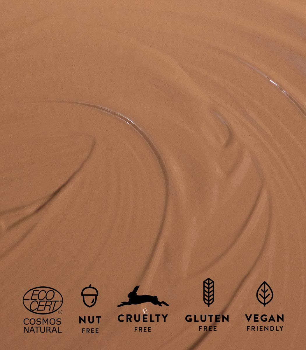 MÁDARA Organic Skincare | Luminous Perfecting Concealer 55 HAZELNUT – 4ml, Dewy finish, With hyaluronic acid, Natural concealer for dark circles and blemishes, Vegan, COSMOS natural certified.