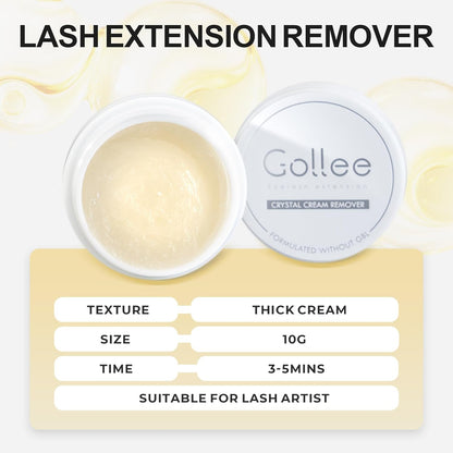 Eyelash Extension Remover - Fast Dissolve No Damage to Natural Lash - Professional Adhesive Remover Supplies