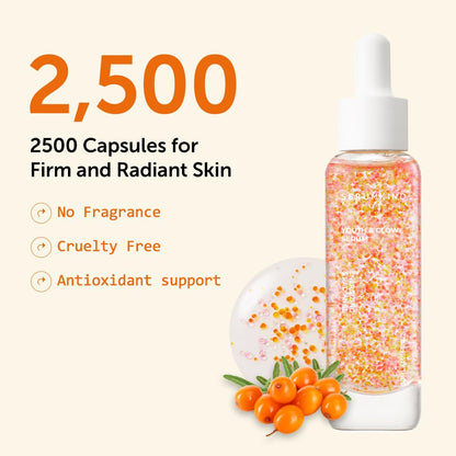 SERUMKIND Vitamin C Serum for Korean Face Skincare – Brightening for Dark Spots, Pore Refining, Discoloration Correcting – With Niacinamide – Reduces Fine Lines and Wrinkles