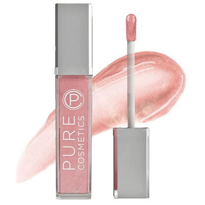 Pure Cosmetics Pure Illumination Lip Gloss - LED-lit Applicator w/Side Mirror - Non-Sticky, Moisturizing & Hydrating Lip Glosses - Soothes & Protects Dry Chapped Lips (Oopsy Daisy)
