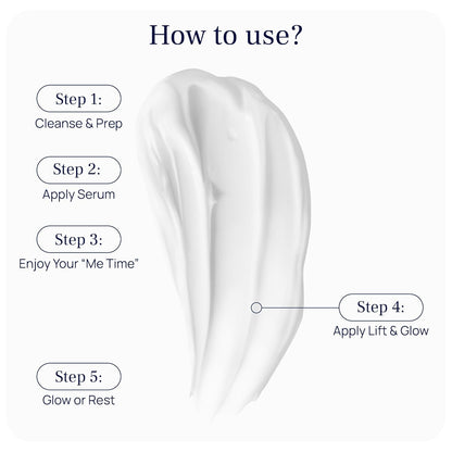 Lift & Glow Organic Eye Cream for Dark Circles and Puffiness - Anti Aging Eye Cream for Wrinkles - Reduces Dark Circles and Under Eye Bags - With Kakadu Plum, Coconut Oil, Spirulina & More - 0.5 Fl Oz