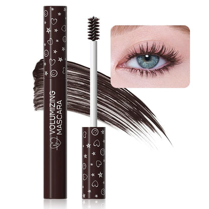 Colored Mascara for Eyelashes Set,Colorful Waterproof for eyelashes Long lasting Charming Voluminous for Women Halloween Eye Makeup (1Pcs 02#Brown, F)