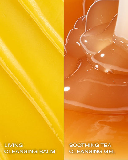 Then I Met You The Cleansing Duo Set with Living Balm Oil Cleanser & Soothing Tea Cleansing Gel Water Cleanser