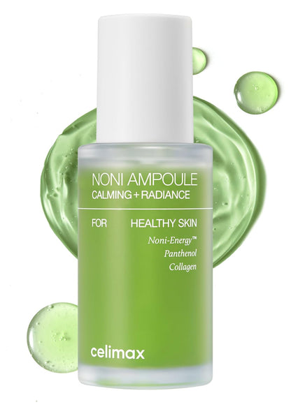 celimax Noni Energy Ampoule 30ml | with Noni Extract, Hydrating, Moisturizing & Soothing Serum for Dark Spots & Fine Lines, Anti Aging, Brightening For Face, Facial Astringent