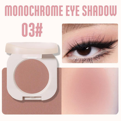 Pressed Single Matte Tan Eyeshadow Palette Makeup, Brown Eyeshadow For Women, Neutral Matte Pressed Powder Single Vegan Eyeshadow; Talc, Paraben & Cruelty Free, (03)