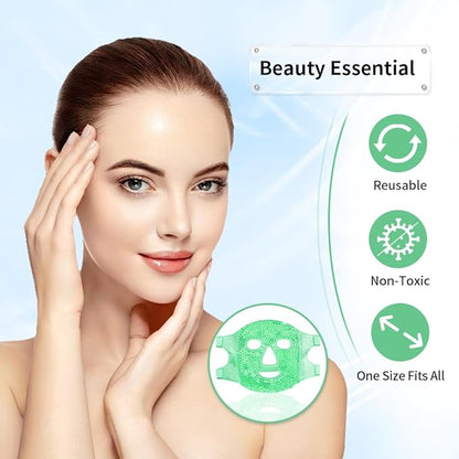 Cold face eye masks ice