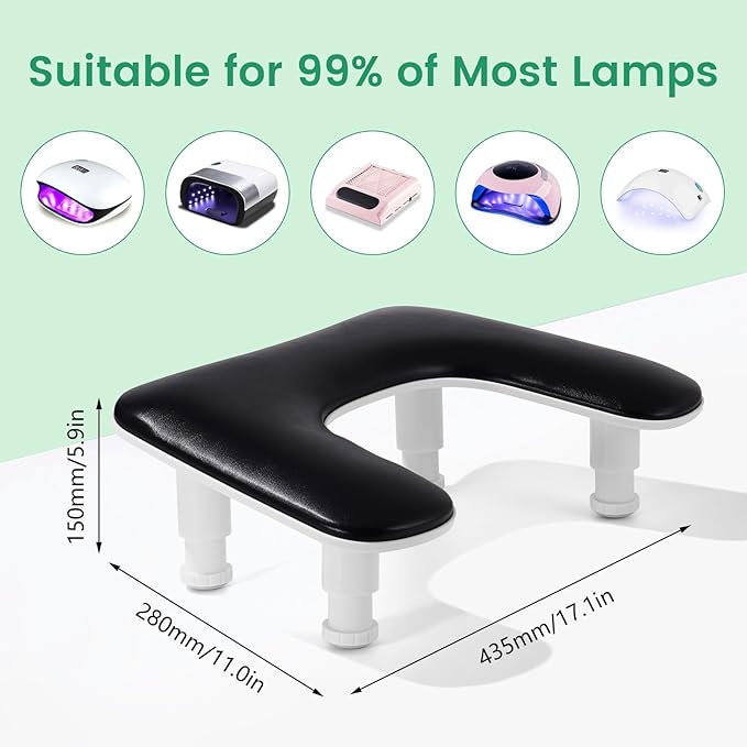 Big arm rest for nails