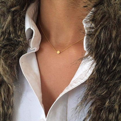 Jovono Fashion Dot Pendant Necklaces Choker Necklace Chain Jewelry for Women and Girls