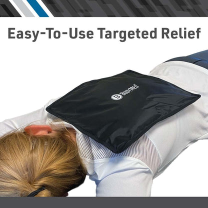 BodyMed Reusable Gel Ice Pack Cold Compress for Back, Shoulder, Neck, & Knee - Professional Grade Cold Therapy for Injuries, Aches, Swelling, Bruises, Sprains - 12 in. x 7 in. (Half)