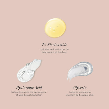 Jouer Luminizing Glow Drops for Face, Dewy Serum for Glowing Skin, 7% Niacinamide, Hyaluronic Acid, & Glycerin, 1 fl oz