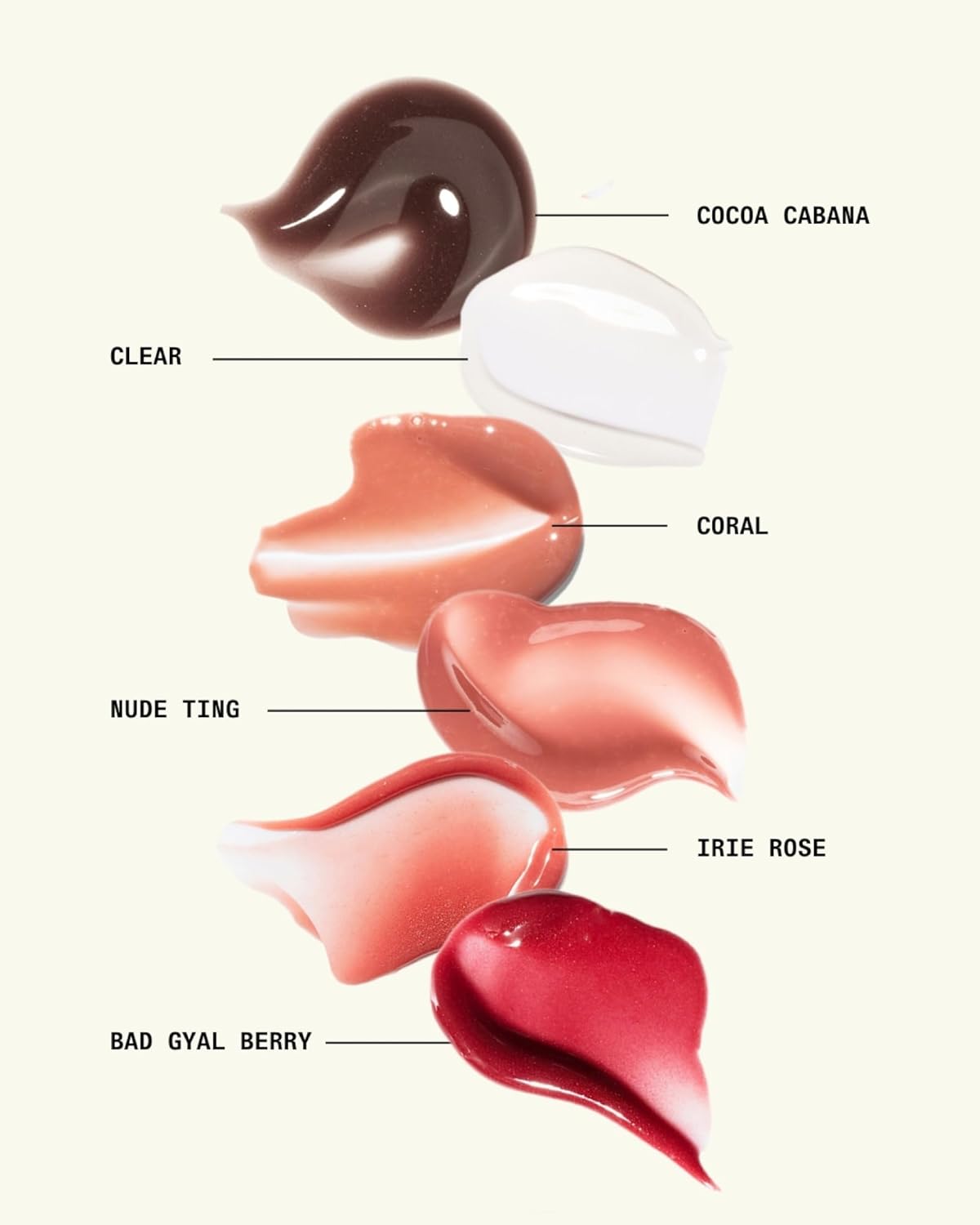 Cay Skin Isle Lip Balm SPF 30 – High Shine, Hydrating + Sheer Lip Gloss in Vanilla Brown Sugar Flavor – Formulated with Natural Ingredients for All Skin Tones – Bad Gyal Berry, 0.35 oz